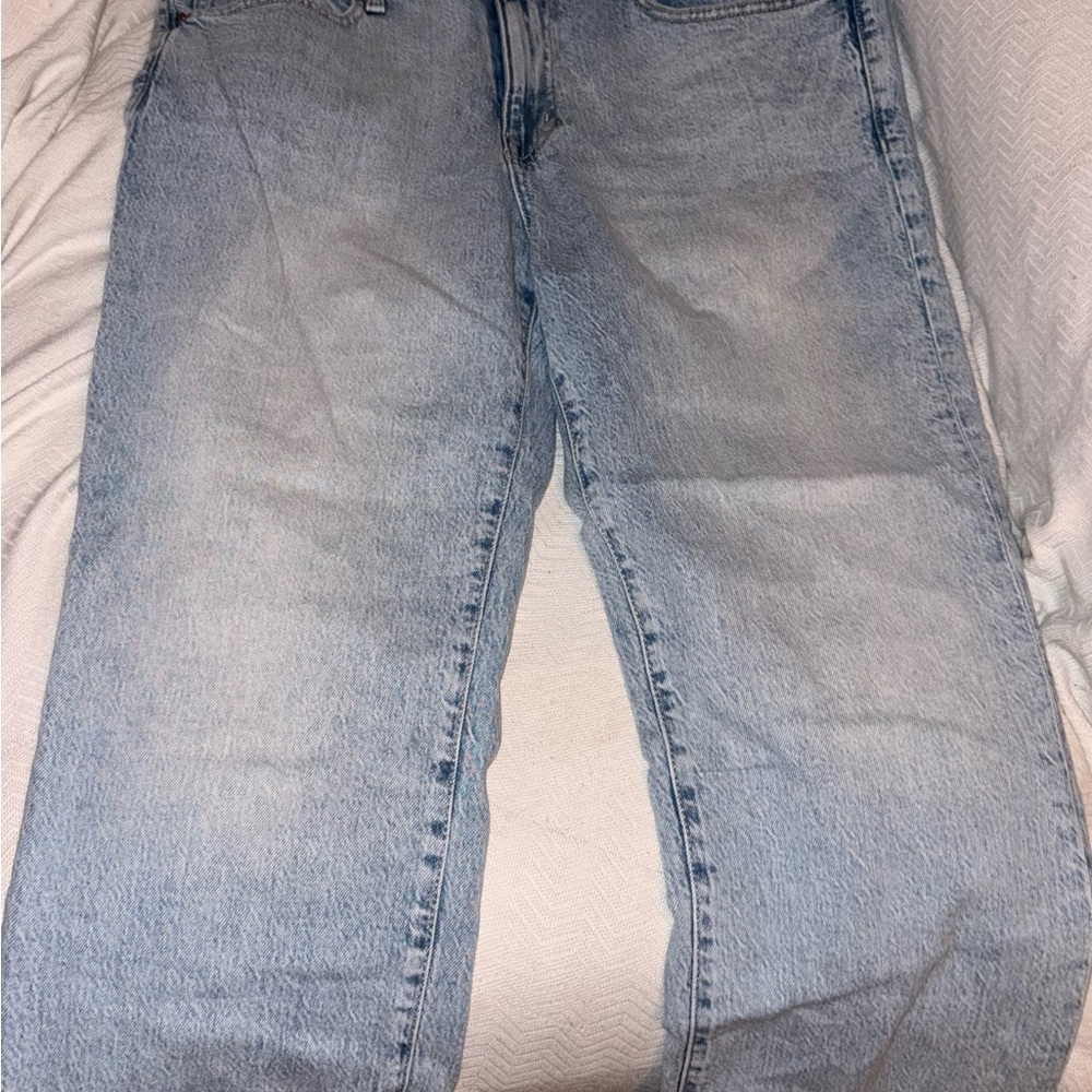 Aeropostale Light Blue Women's Straight Leg Jeans